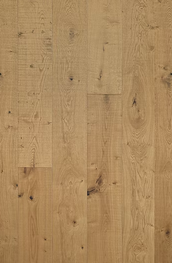 White Oak engineered flooring – Masaccio – close-up sample texture, reclaimed-style marks and hand-scraped detail