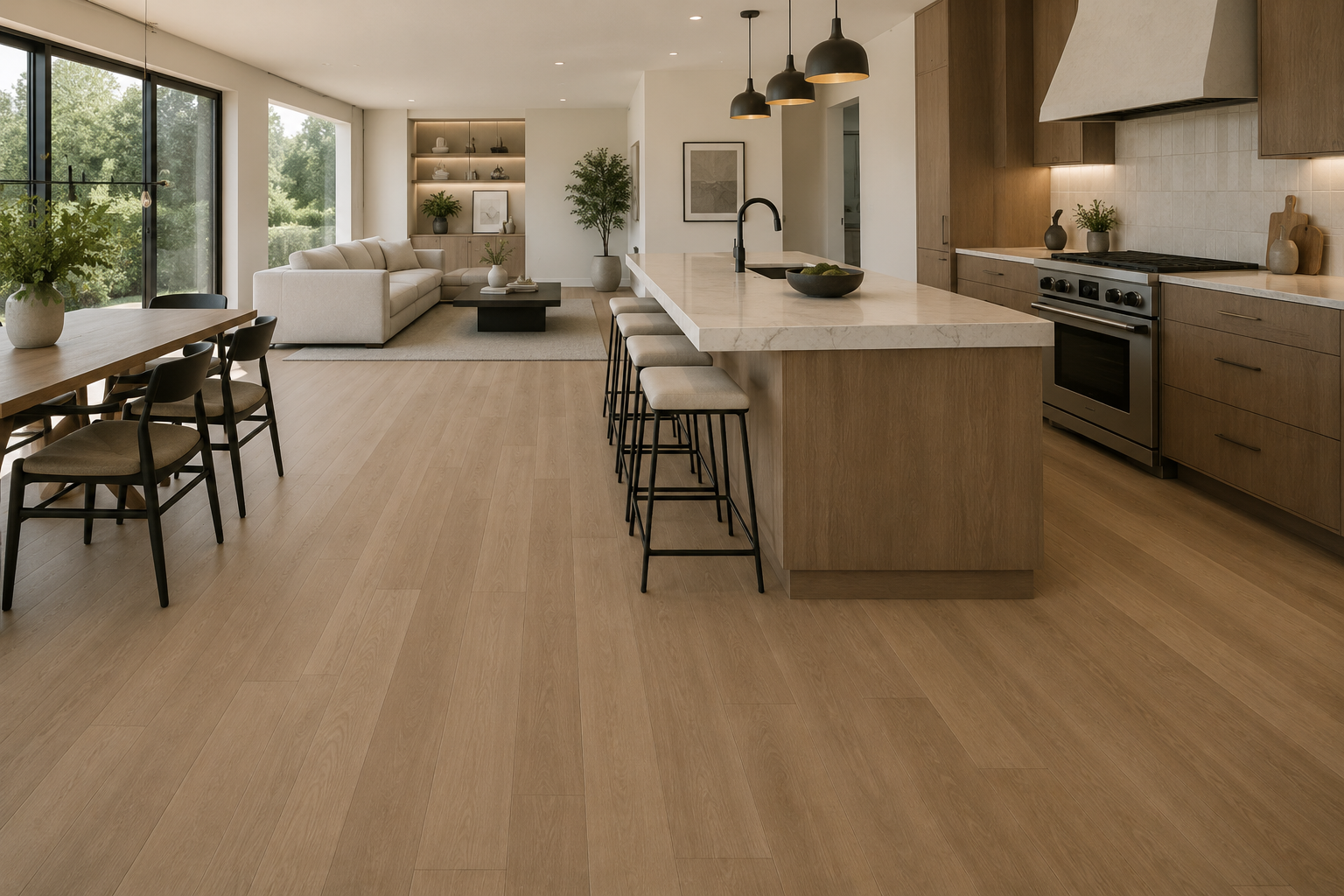Alba  select grade white oak modern kitchen