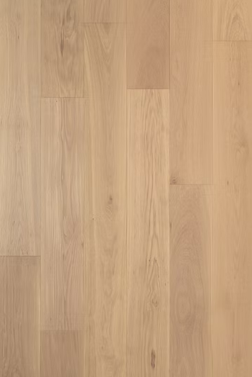 White Oak wide plank flooring – Ossa – detailed grain and color sample, engineered hardwood