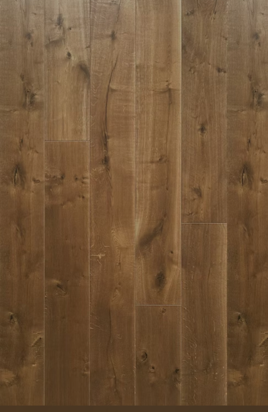 White Oak engineered flooring – Beamline – close-up Rustic Premium texture with calm color tone and subtle knots
