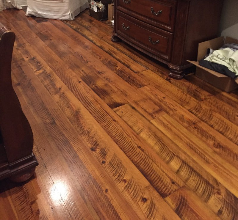 waterproof reclaimed Heart pine flooring