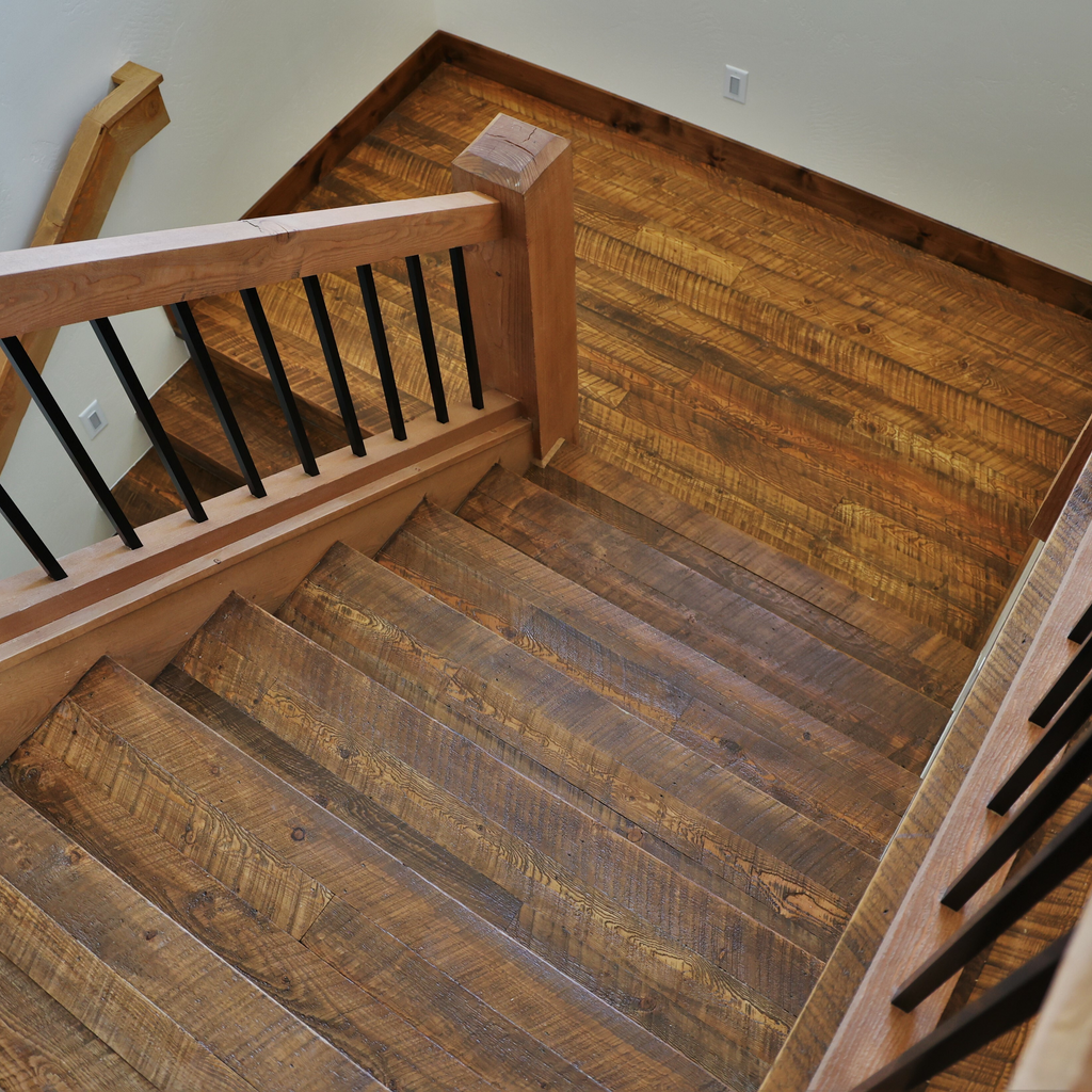 waterproof reclaimed red oak - thermally modified