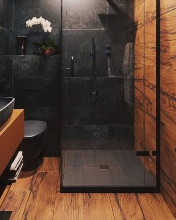 Waterproof Wood Shower Kits — Thermally Modified